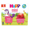 Gustare cu fructe Hipp banane si mere de la 5 luni 4 x 100 g