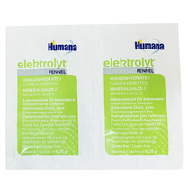 Humana Elektrolyt pentru rehidratare orala cu fenicul de la nastere folie cu 2 plicuri * 6,25 g
