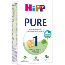 Lapte praf Hipp 1 Pure Organic de la nastere 300 g