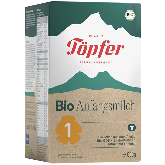 Formula de lapte praf Topfer 1 Bio de la nastere 600 g