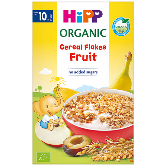Fulgi de cereale Hipp ecologice cu fructe de la 10 luni 200 g