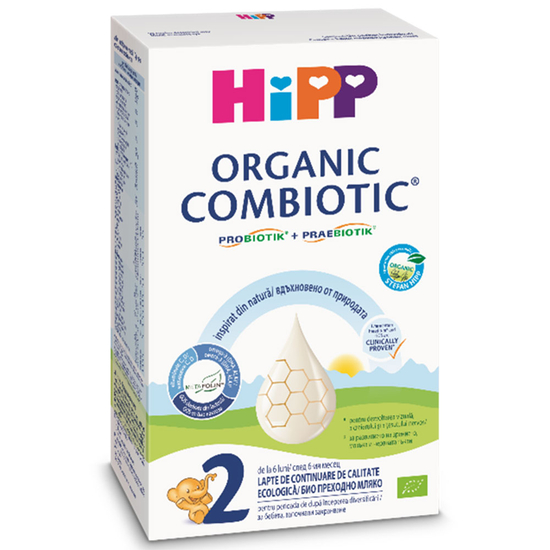 Lapte praf Hipp 2 Organic Combiotic de la 6 luni 300 g