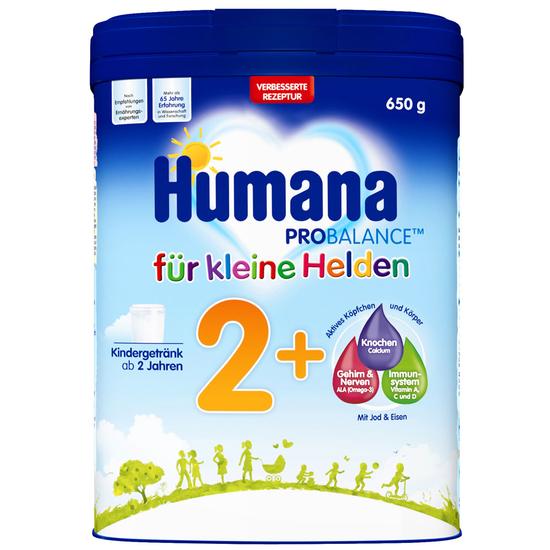 Lapte praf Humana Kindergetrank 2+ DE de la 2 ani 650 g