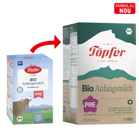 Formula de lapte praf Topfer PRE Bio de la nastere 600 g
